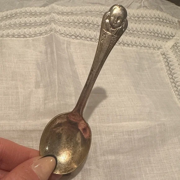Vintage Silverplate Gerber Baby Spoon 4 1/2