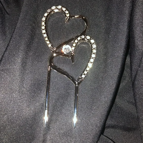 🌺New🌺 Double Heart Cake Pick