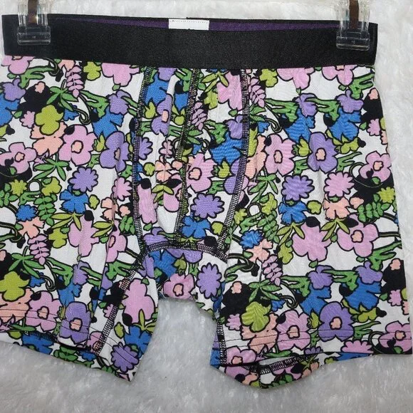 MeUndies flower power men's/teens boxer briefs size medium