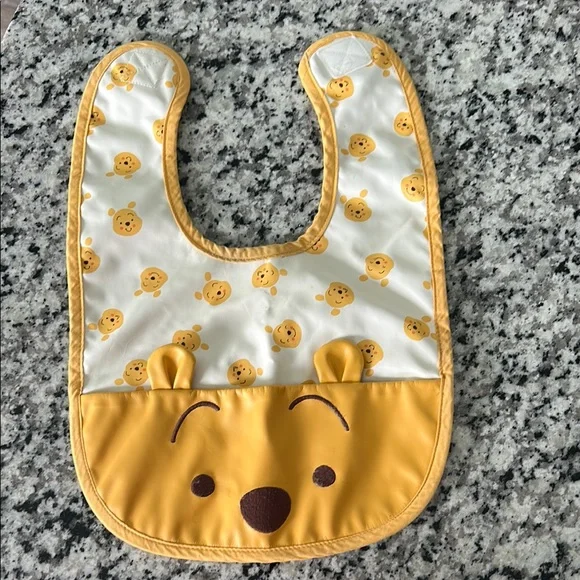 Adorable Winnie the Pooh Bib Reversible