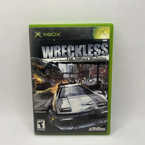 Wreckless: The Yakuza Missions (Microsoft Xbox, 2002) Complete CIB Manual
