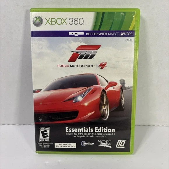 Forza Motorsport 4 Microsoft Xbox 360 Essentials Edition 2011 No Manual