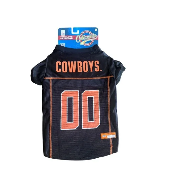 Official Collegiate Oklahoma State‎ Cowboys Pet Jersey Size L
