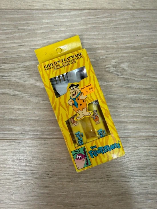 The Flinstones Vintage 1994 Children’s Flatware Set