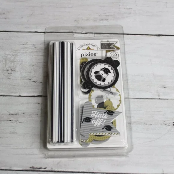 Pixies Graduation Cupcake Picks Scrapbook Congratulation Party Favors