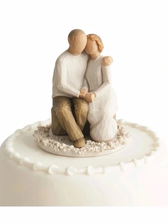 New Willow Tree Anniversary Cake Topper - Love Ever Endures 2011