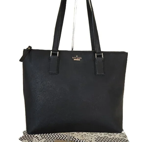 Like New Kate Spade Cameron Street Black Satchel Handbag Purse
