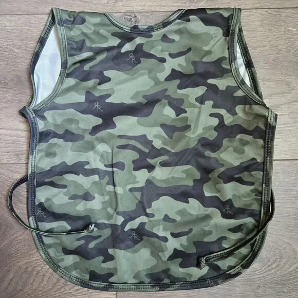 Ryan & Rose x BapronBaby Cutie Bapron Camo Toddler Bib Apron Green Camo 6m-3T