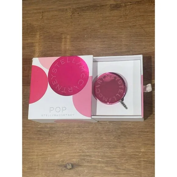 Stella McCartney POP metallic pink headphone splitter