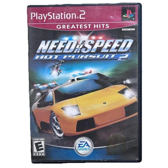 Need for Speed Hot Pursuit 2 - PlayStation 2 - PS2 - Case/Manual Only - NO GAME