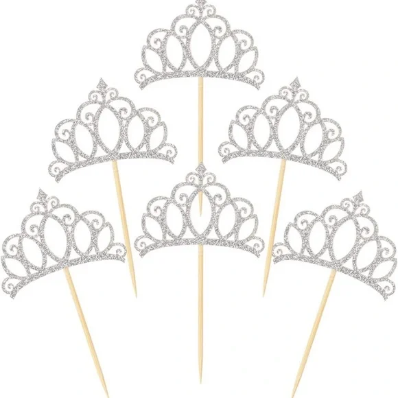 Tiara Cupcake Toppers -48