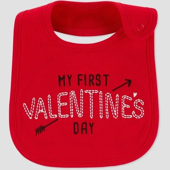 Just‎ One You My First Valentines Day Bib