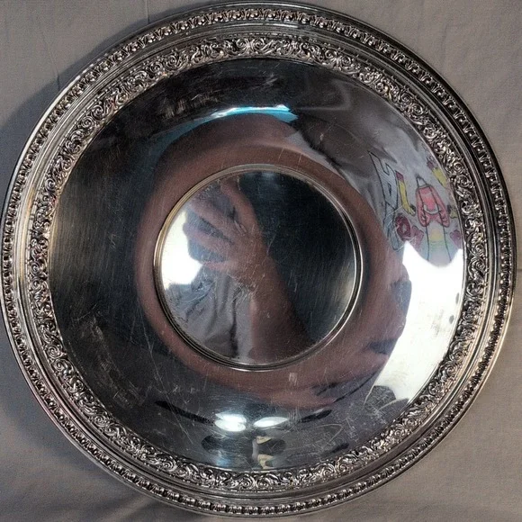 Reed & Barton Oneida Silversmiths Silverplate Platters Trays Chargers Lot