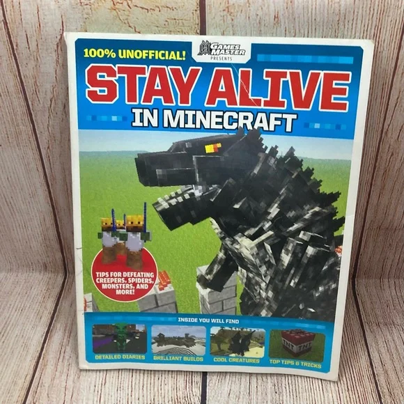 MINECRAFT: 100% Unofficial Stay Alive In Minecraft Book Scholastic Game Master