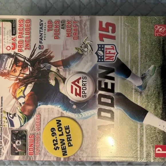 Madden NFL 15 Video Game - White and Red