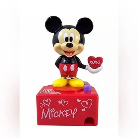 Mickey Mouse Red Toy with Heart Cake Topper