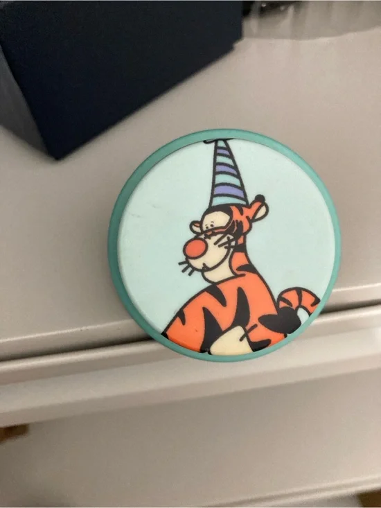 Tigger Cake Topper Decoration – Teal and Orange Party Accent