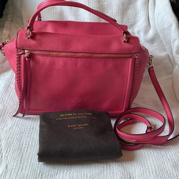 KATE SPADE - Maisie pink satchel -EUC