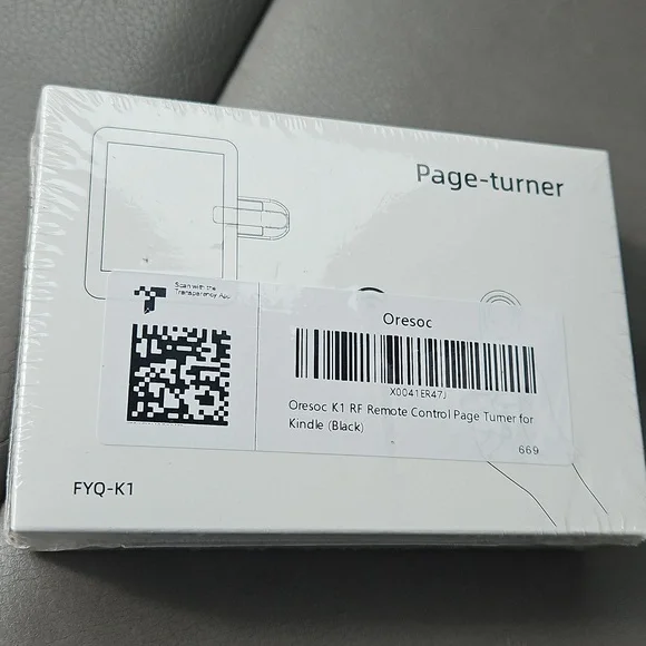 Black RF Remote Control Page Turner for Kindle