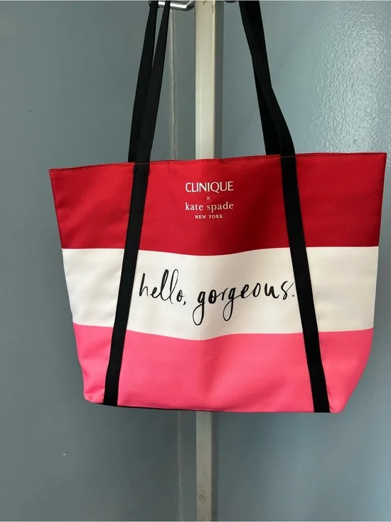 kate spade Red, White & Pink Striped 