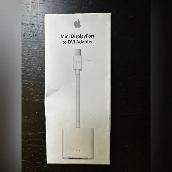 Apple White Mini DisplayPort to DVI Adapter