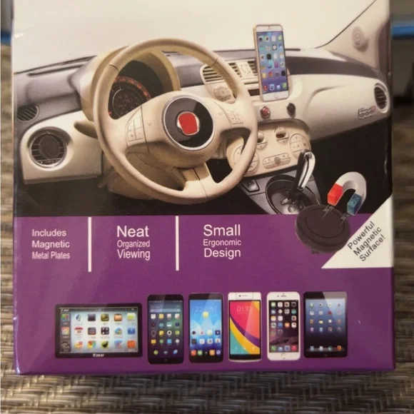 New Universal Magnetic Car Phone Mount - Black