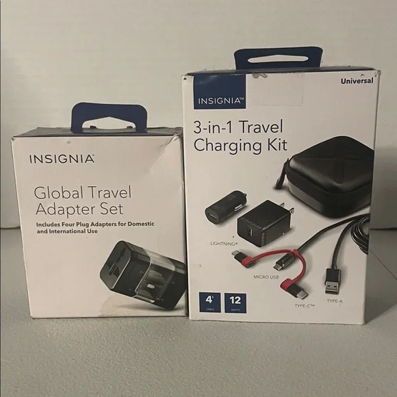 Global Travel Adapter Set - Black