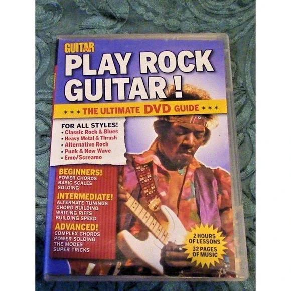 Play Rock Guitar! The Ultimate DVD Guide 2 Hours of Guitar Lessons to play