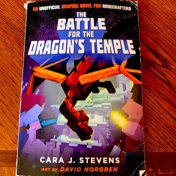 The Battle for the Dragons Temple Book novel for video minecrafters guc