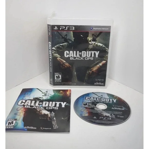 Call Of Duty Black Ops PS3 (Sony PlayStation 3, 2010) With Manual Tested Working