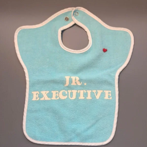 JR. Executive Vintage Blue Baby Bib