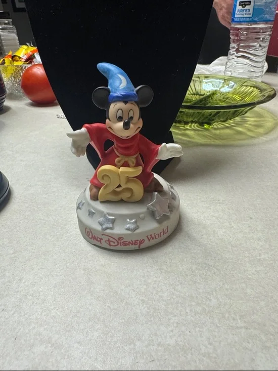 Disney Sorcerer Mickey Cake Topper - Red, Blue, Gold, Silver, White