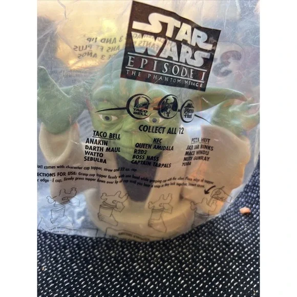 Yoda Star Wars Taco Bell KFC Pizza Hut Cup Topper
