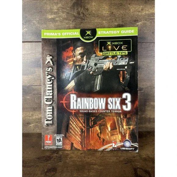 Rainbow Six 3 Prima Official Strategy Guide Xbox Ubisoft Tom Clancy Super Clean