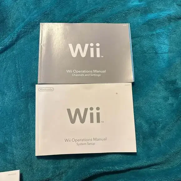 Nintendo Wii Operations Manual System Setup Instruction Booklet