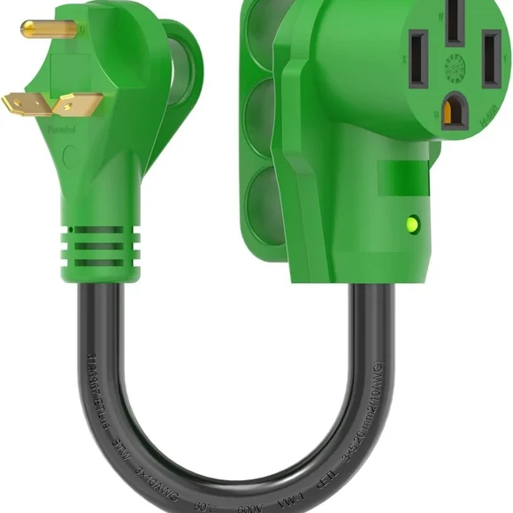 12 Inch 30 Amp To 50 Amp RV Adapter Cord