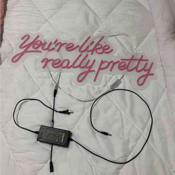 Pink LED Neon Sign
