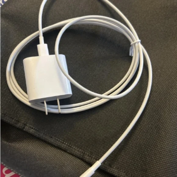 White USB Wall Charger with Cable