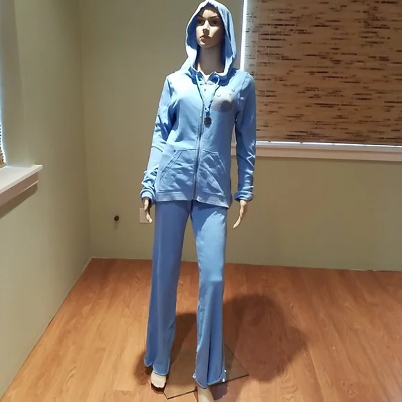 Gypsy 05 Matching Set Blue Hoodie and Sweatpants Size L