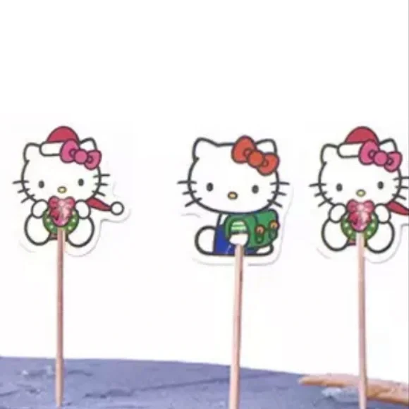 🎉New🎉Hello Kitty Birthday Cake or Cupcake Toppers🎉