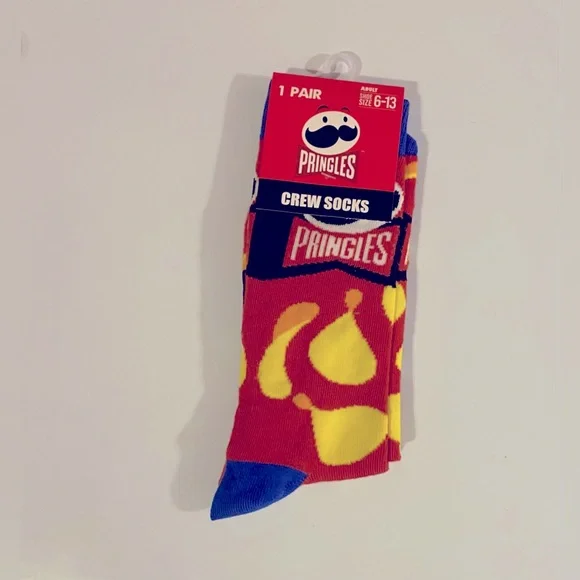 Fun Novelty Socks Featuring Pringles Brand