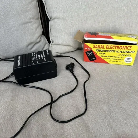 Sakal Foreign Electricity Voltage Converter Model NF-200 (220V to 110V) LN
