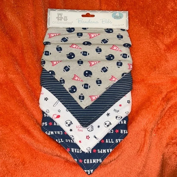 Boy Football 🏈 Bibs Set of 4