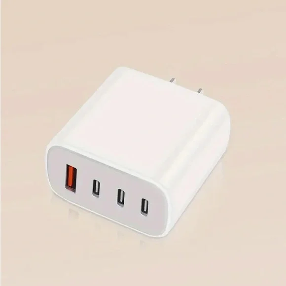White Silver IPhone/iPad Charger Adapter