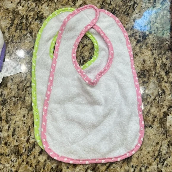 🦄$2 add on item❤️2/$15❤️5/$25❤️ BOUTIQUE | terry cloth 2 pack bibs