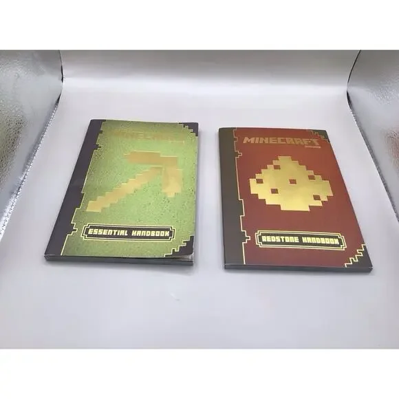 Mojang Minecraft Handbooks Set of 4: Essential, Combat, Construction, Redstone
