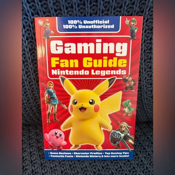 2/$10 Nintendo Red Gaming Fan Guide with Pikachu