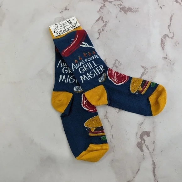 Primitives by Kathy Socks for Women Awesome Grill Master Cheeseburger Beer
