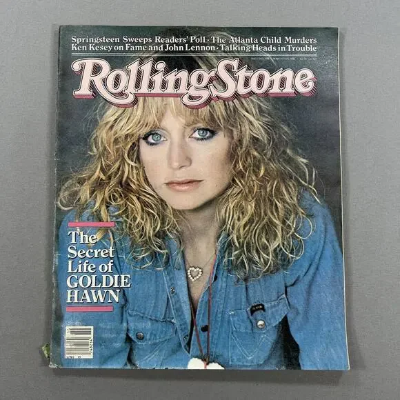 Rolling Stone Magazine Issue 338 March 5 1981 Goldie Hawn John Lennon Music Vtg