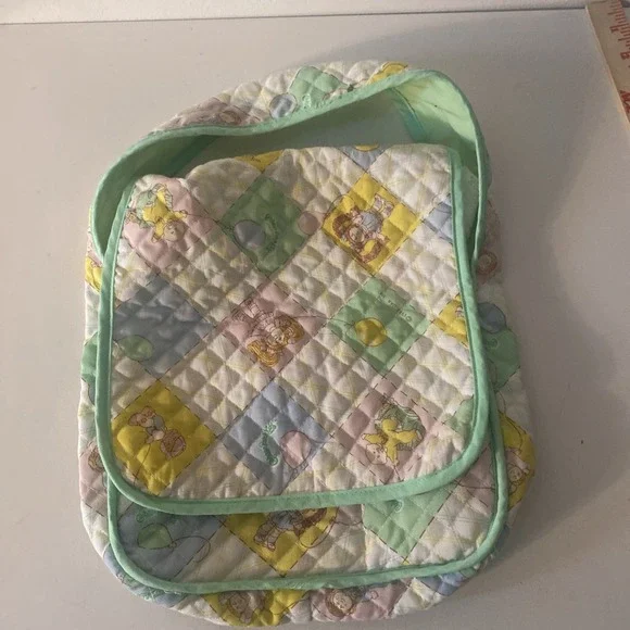 Cabbage Patch Kids Vintage 1983 Coleco Quilted Cloth Diaper Bag